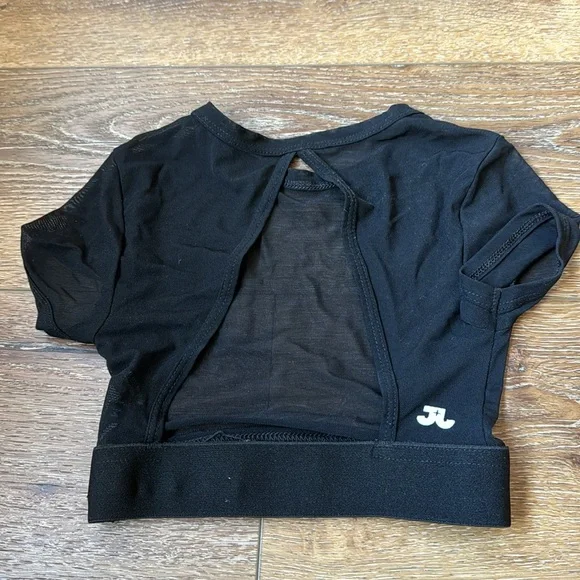 Jo+Jax Mesh Cropped Tee - Picture 2 of 2
